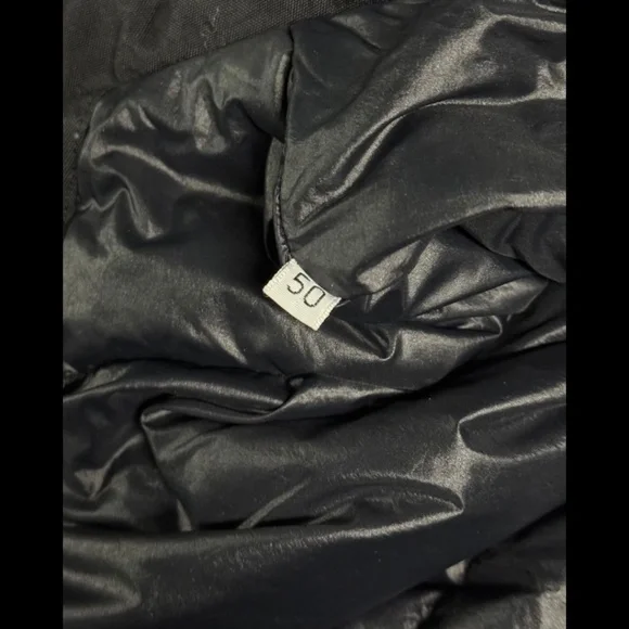 C.P. COMPANY BLACK NYLON PUFFER JACKET - Picture 13 of 15